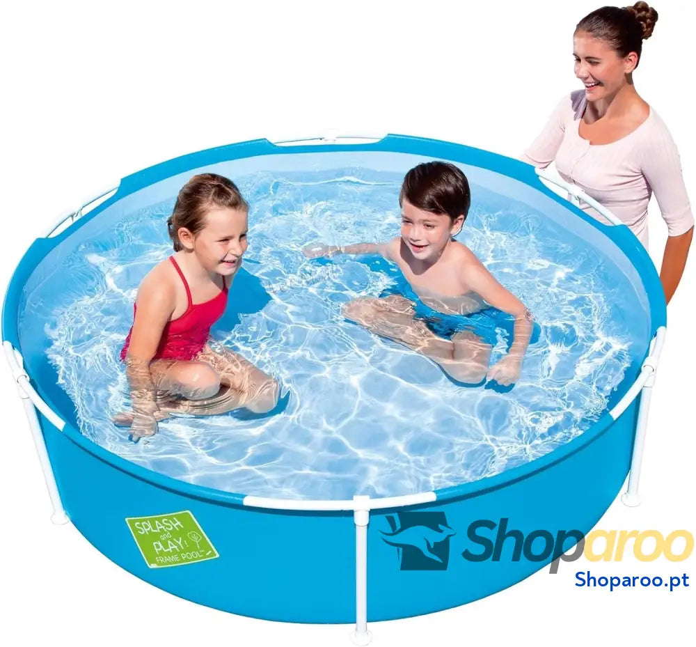 BESTWAY 56283 Piscina desmontável tubular infantil A minha primeira piscina 152x38 cm 580 litros com válvula