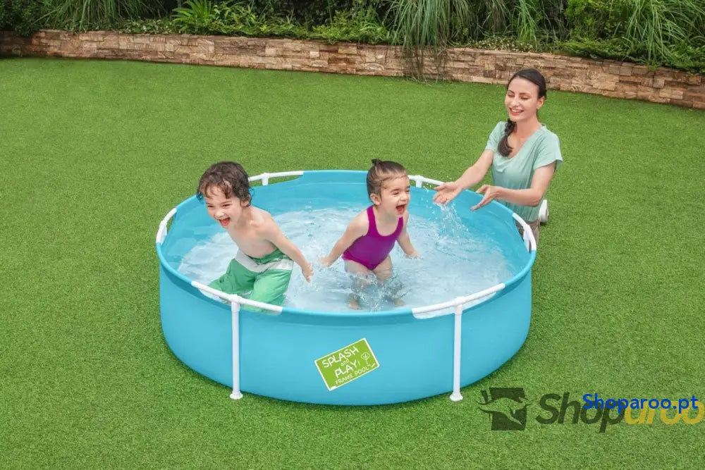 BESTWAY 56283 Piscina desmontável tubular infantil A minha primeira piscina 152x38 cm 580 litros com válvula