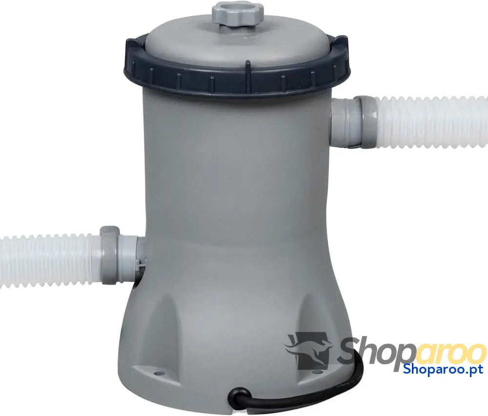 BESTWAY 56418D Piscina desmontável tubular Steel Pro Max 366 x 100 cm com filtro de cartucho 2.006 L/H e escada
