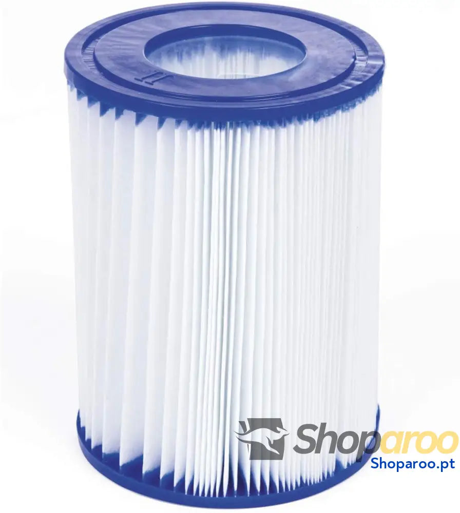BESTWAY 56418D Piscina desmontável tubular Steel Pro Max 366 x 100 cm com filtro de cartucho 2.006 L/H e escada