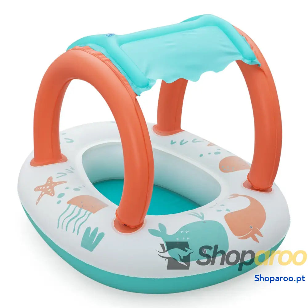 Bestway Barca Inflável Infantil Confort 84x67 cm + 3 Anos Praia e Piscina 34203