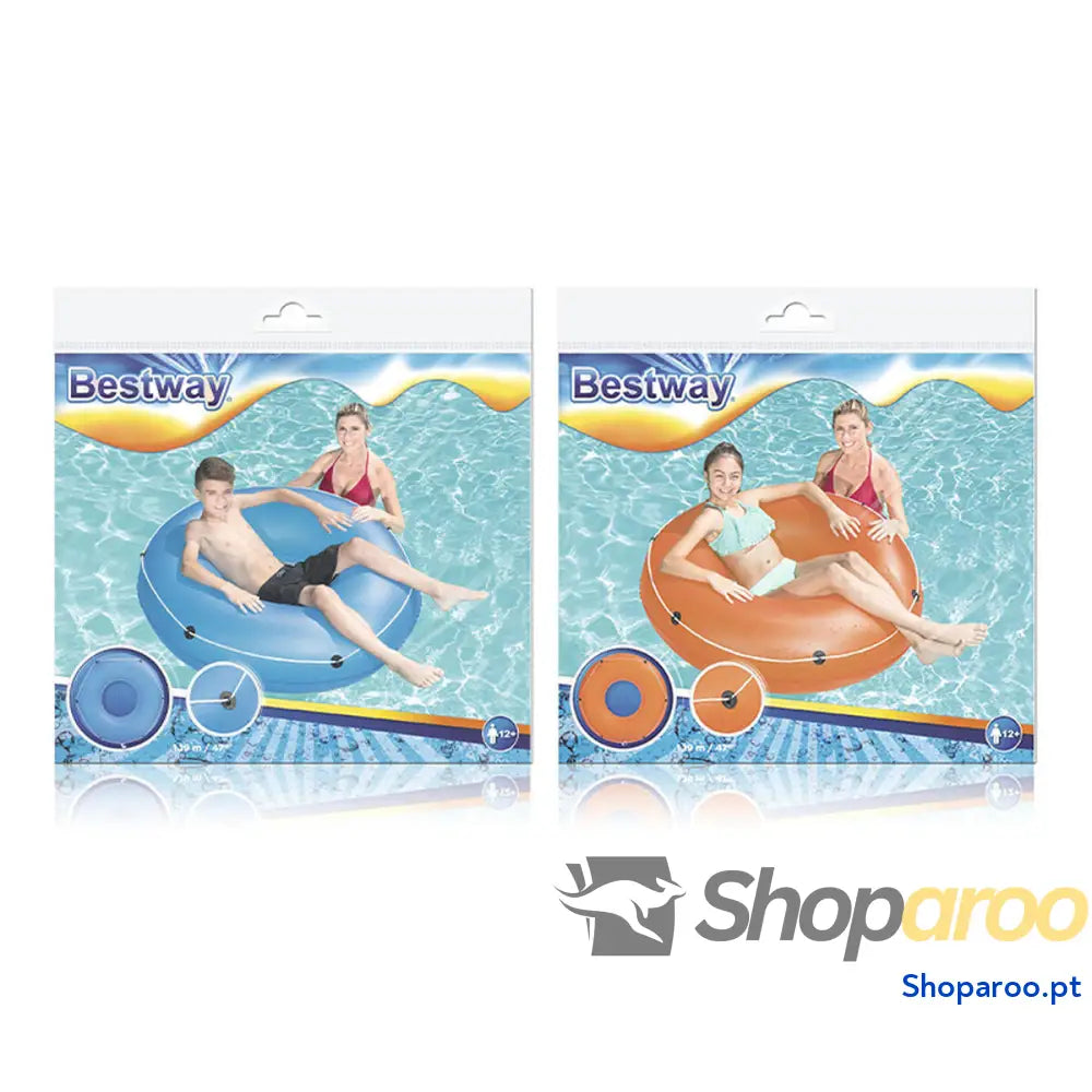 Bestway Boia Insuflável Liso com Corda Cor Sortida D119 cm + 12 Anos Praia e Piscina 36120