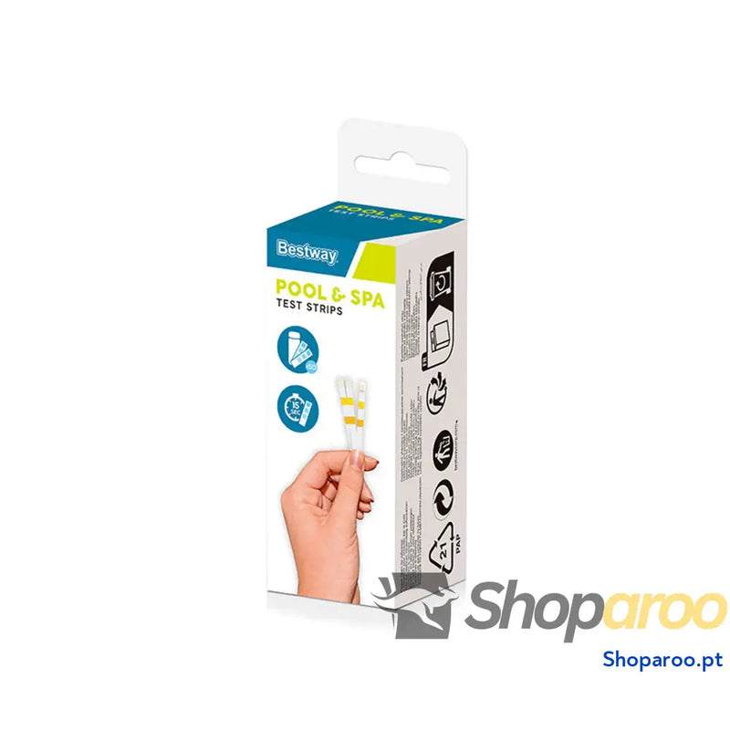 Bestway Bote Tiras Reativas Sistema Cloro Piscina e Spa 58142