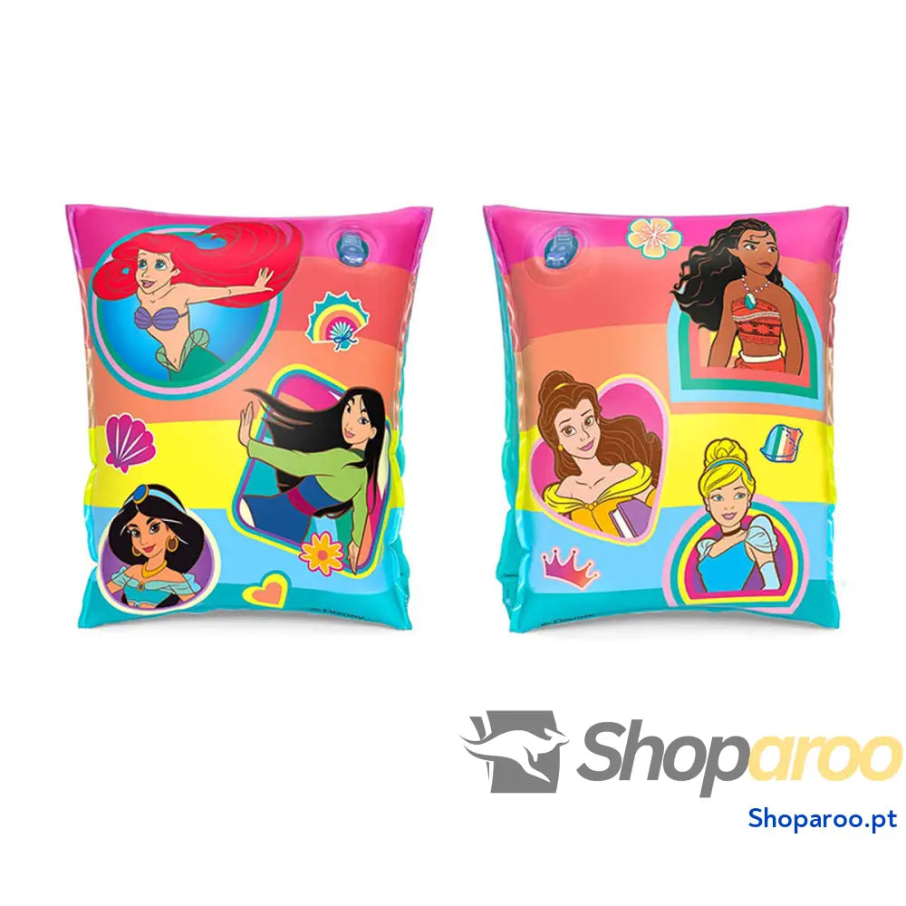 Bestway Braçadeiras Infláveis Disney Princesas 23x15 cm +3 a 6 Anos Praia e Piscina 91041
