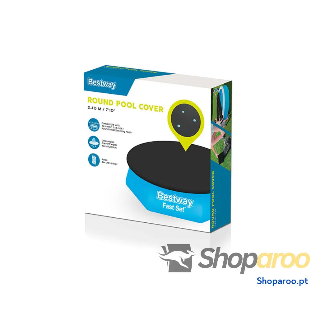 Bestway Capa Piscina PVC D244 cm Jardim 58032
