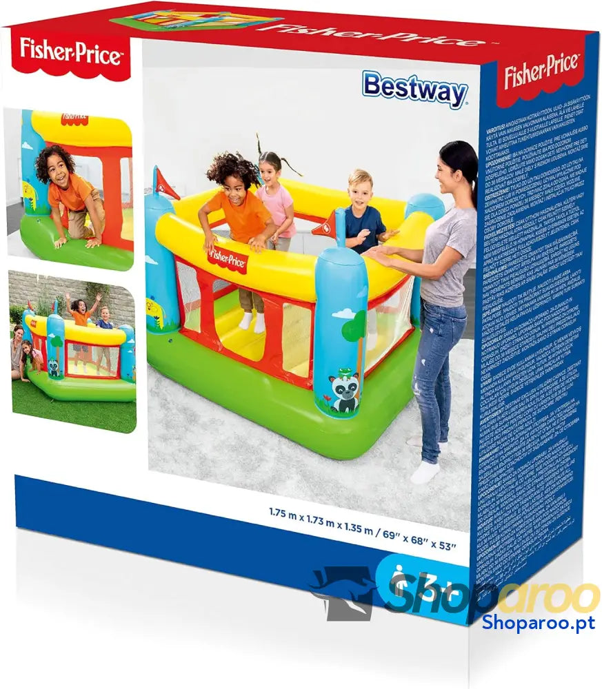 Bestway Castelo Insuflável com Licença da Fisher Price Multicolorido (6942138973716)