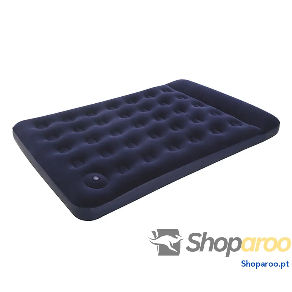 Bestway Colchão Duplo com Inflador de Pé 191x137x28 cm Inflável e Camping 67225