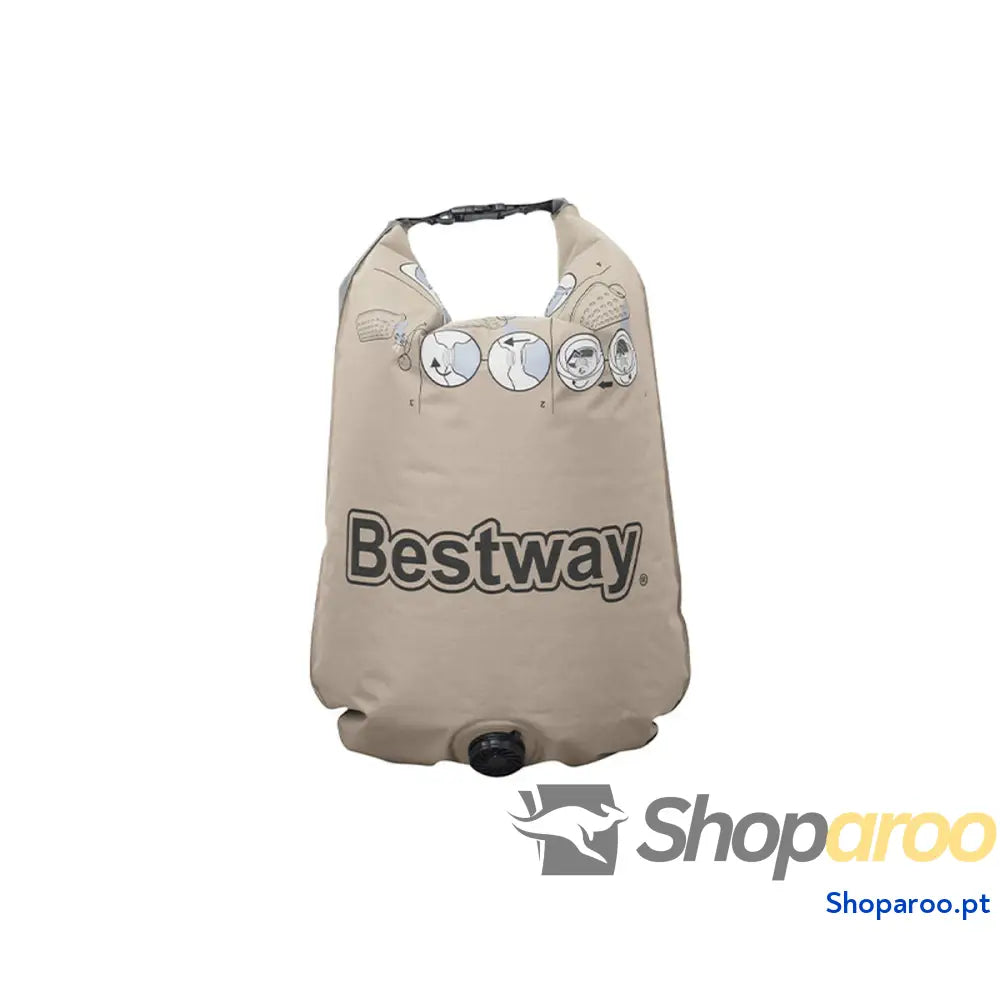 Bestway Colchão Duplo Roll & Relax 203x183x22 cm Inflável e Camping 67703