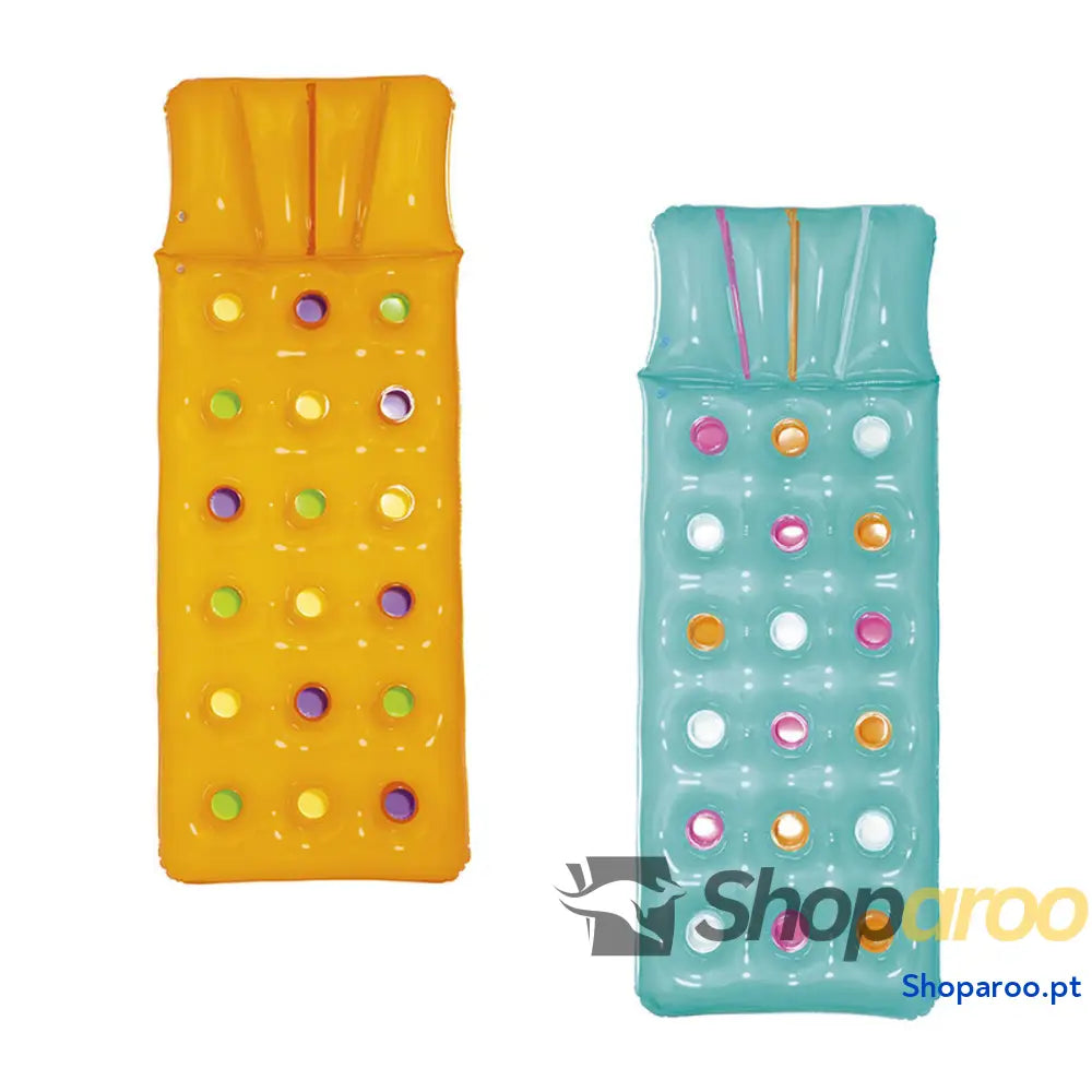 Bestway Colchão Insuflável Copos Estilo Cores Sortidas 188x71 cm Praia e Piscina 43014