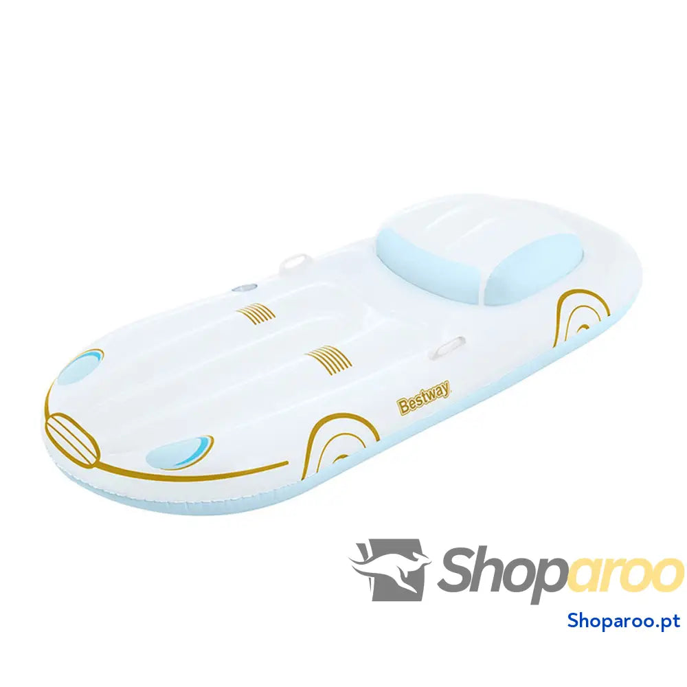 Bestway Colchoneta Inflável com Encosto e Alças 228x108 cm Praia e Piscina 43651