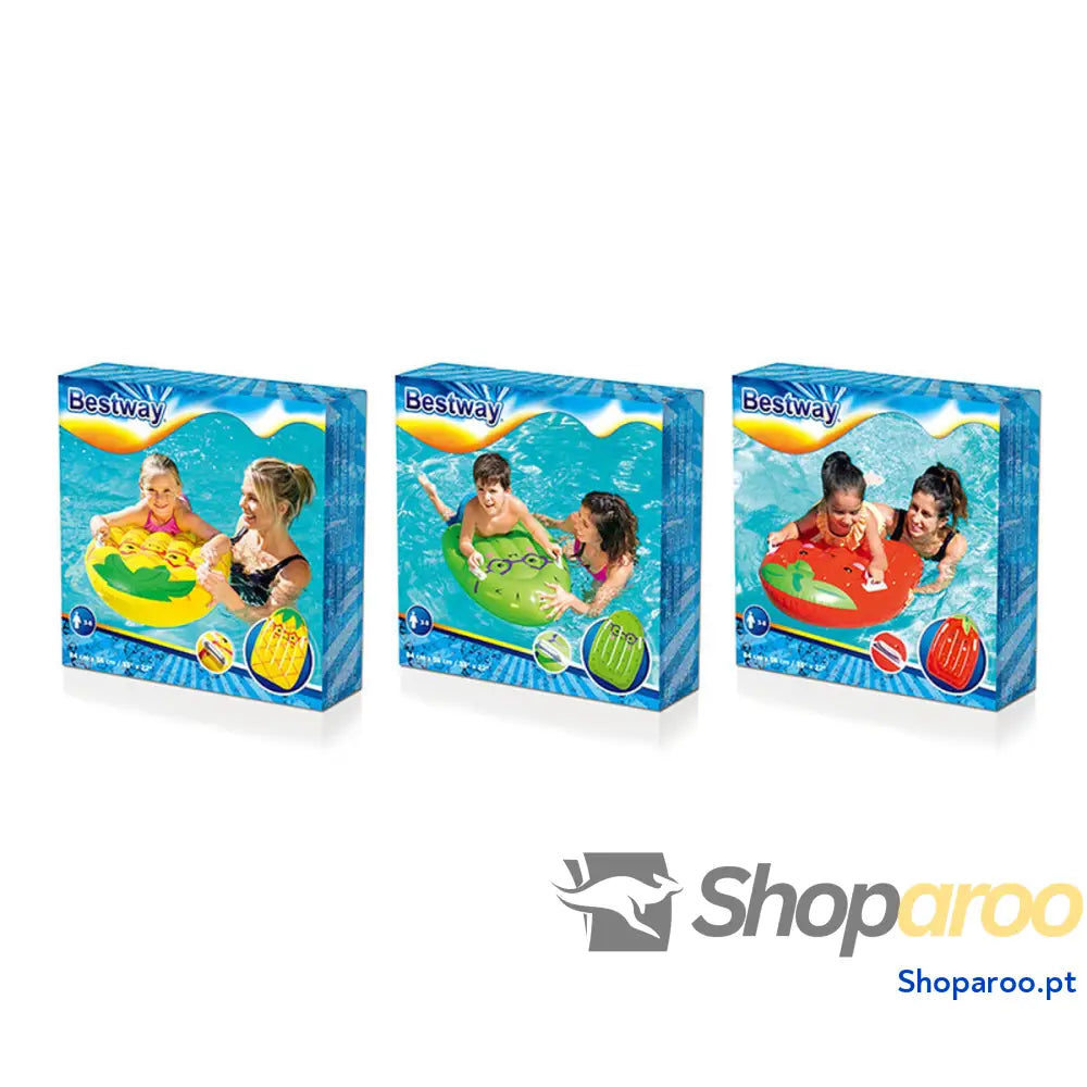 Bestway Colchoneta Inflável Surf com Alças Cor Sortida 84x56 cm + 3 a 8 Anos Praia e Piscina 42049