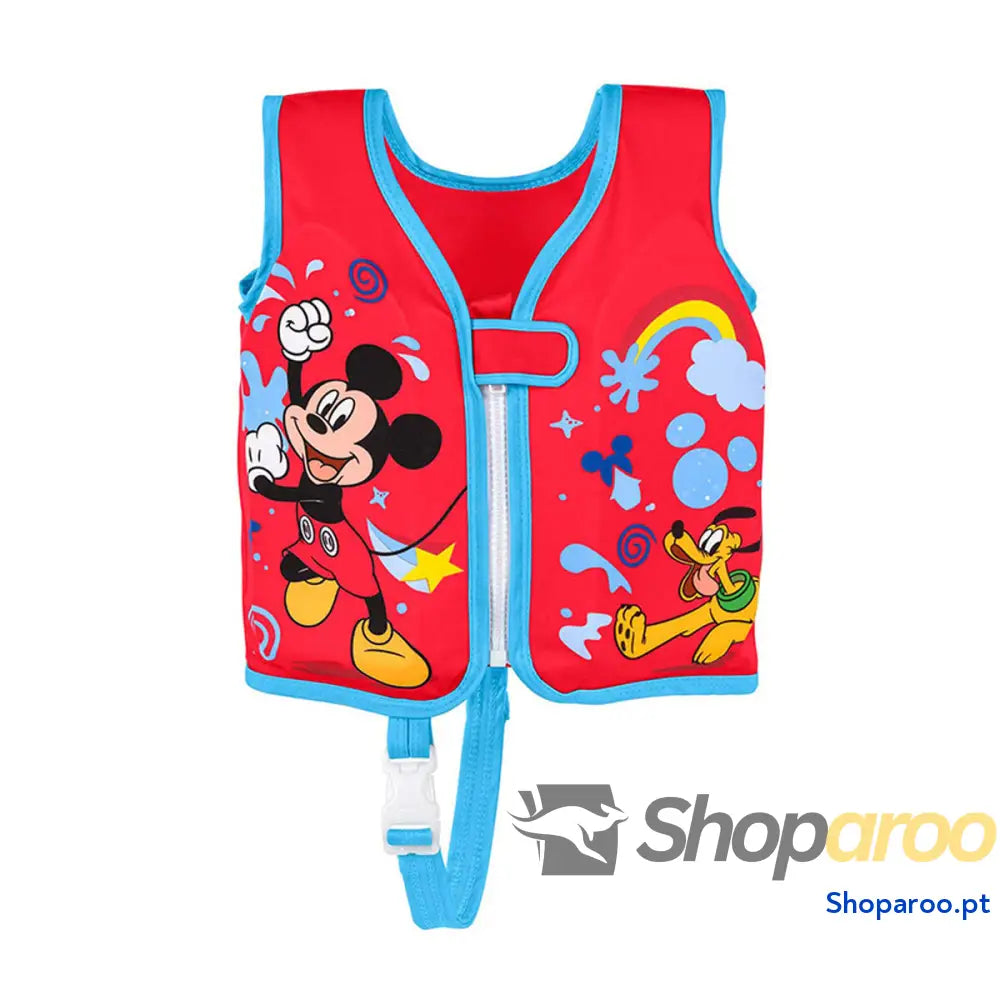 Bestway Colete Disney Mickey Mouse UPF 50+ 51 cm +1 a 3 Anos Piscina e Praia 09101