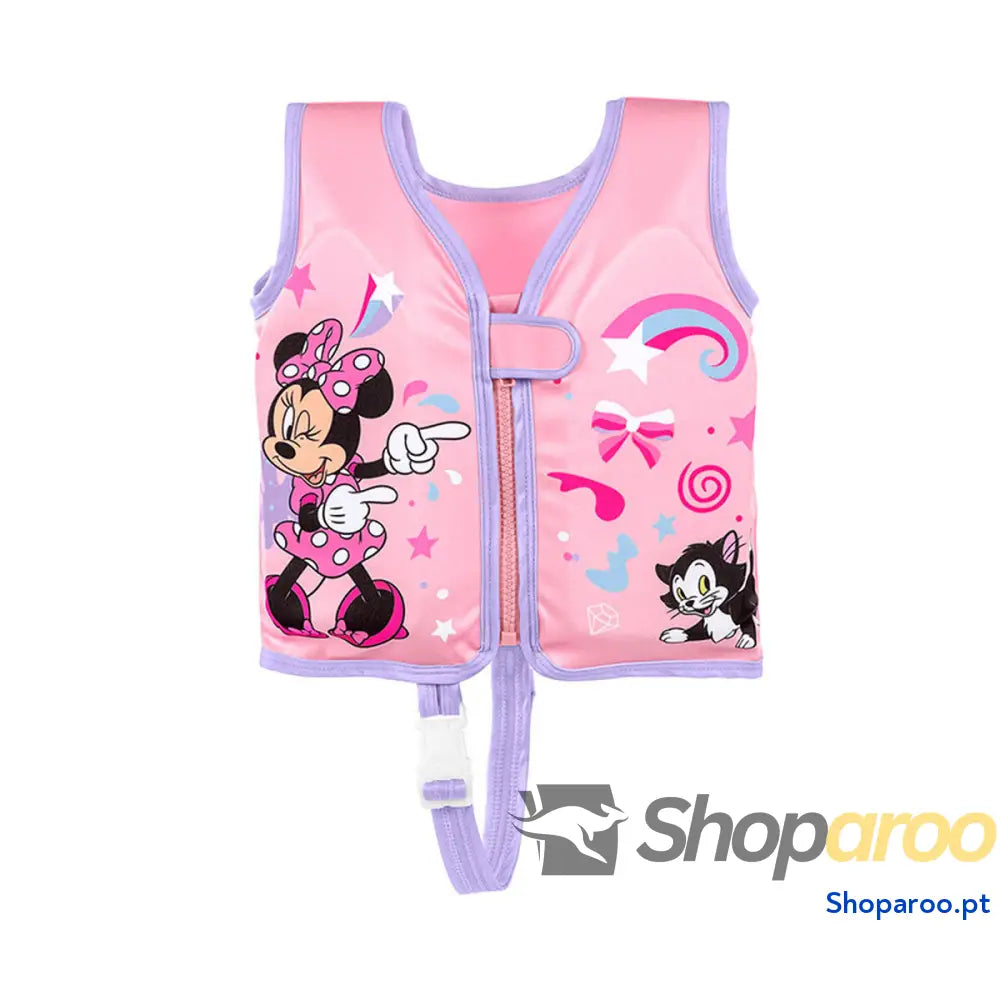Bestway Colete Disney Minnie UPF 50+ 51 cm +1 a 3 Anos Piscina e Praia 09104