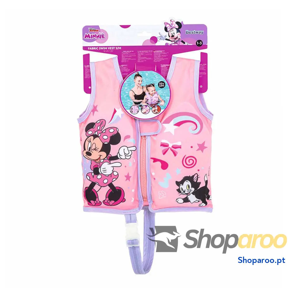 Bestway Colete Disney Minnie UPF 50 + 51 cm + 1 a 3 Anos Piscina e Praia 09104