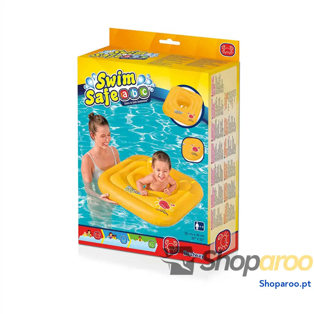 Bestway Colete Inflável de Segurança Bebê 51x46 cm + 3 a 6 Anos Praia e Piscina 32034