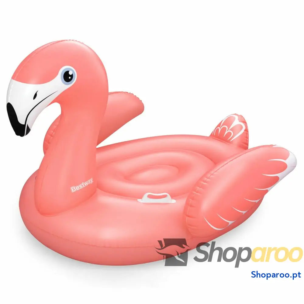 Bestway Figura Inflável Flamingo com Alças 168x120 cm +3 Anos Praia e Piscina 41526