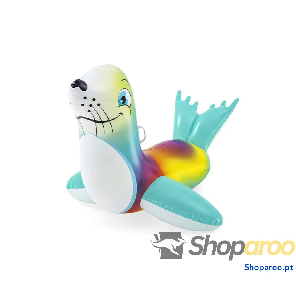 Bestway Figura Inflável Foca com Alças 157x114 cm +3 Anos Praia e Piscina 41479