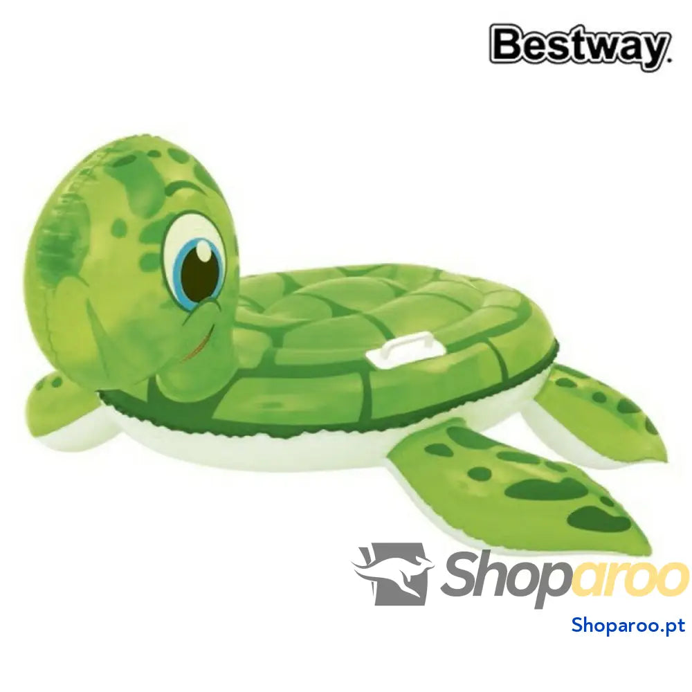 Bestway Figura Inflável Tartaruga com Alças 140x140 cm +3 Anos Praia e Piscina 41041