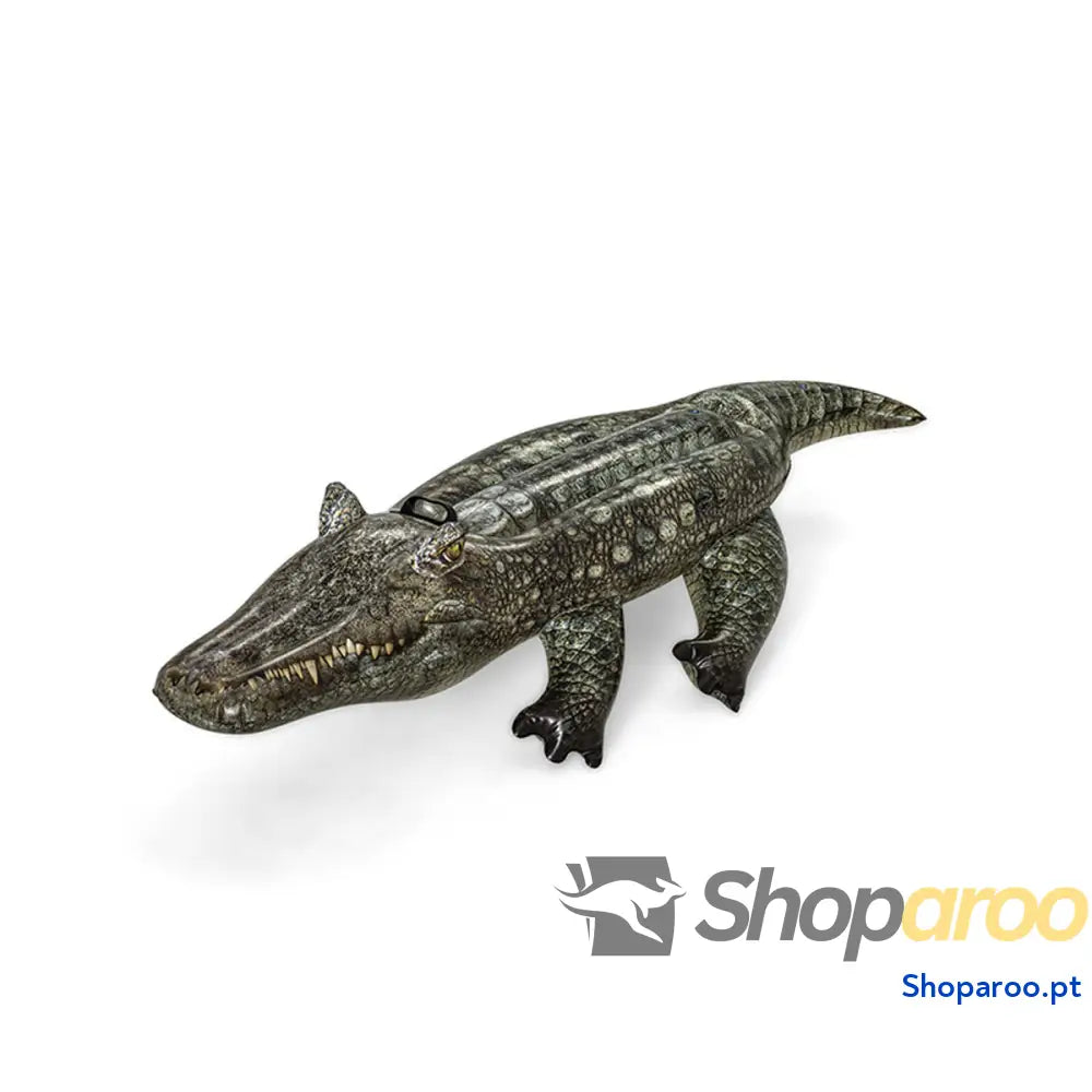 Bestway Figura Insuflável Crocodilo com Alças 193x94 cm +3 Anos Praia e Piscina 41478