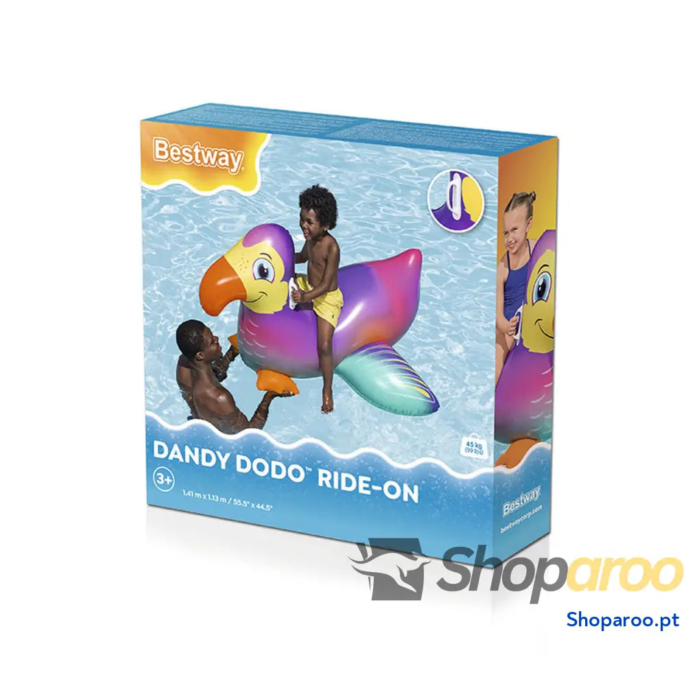 Bestway Figura Insuflável Tucano com Alças 141x113 cm + 3 Anos Praia e Piscina 41504