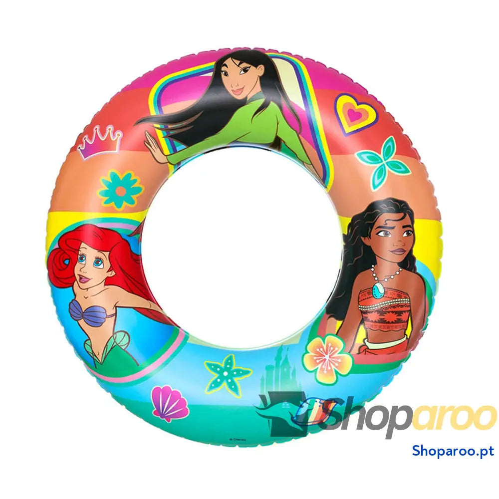 Bestway Flutuador Inflável Disney Princesas D56 cm +3 a 6 Anos Praia e Piscina 91043