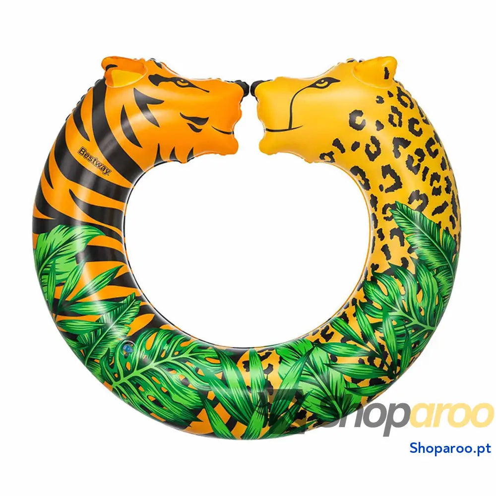 Bestway Flutuador Inflável Selva 109x89 cm +12 Anos Praia e Piscina 36360