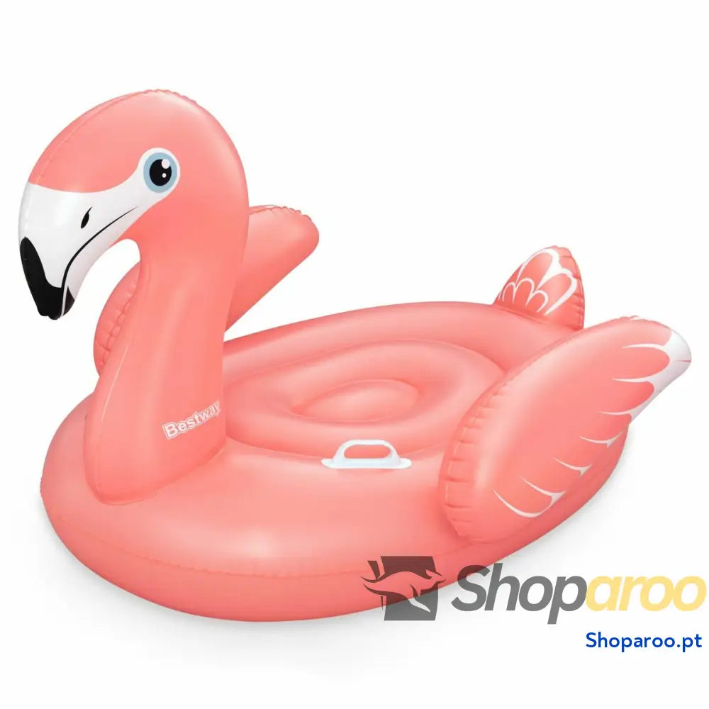 Bestway Inflável Flamenco com Alças 138x107 cm +3 Anos Praia e Piscina 41525