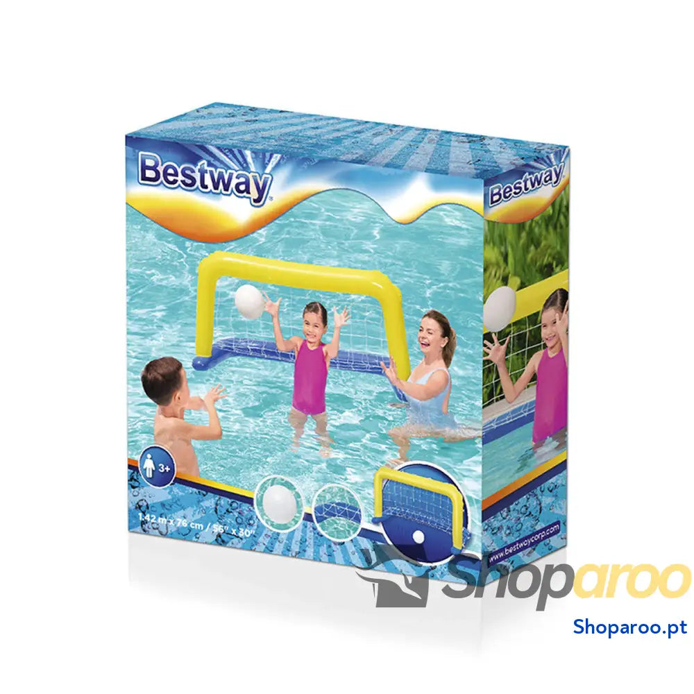 Bestway Jogo Flutuante Gol Inflável 142x76 cm + 3 Anos Piscina 52123