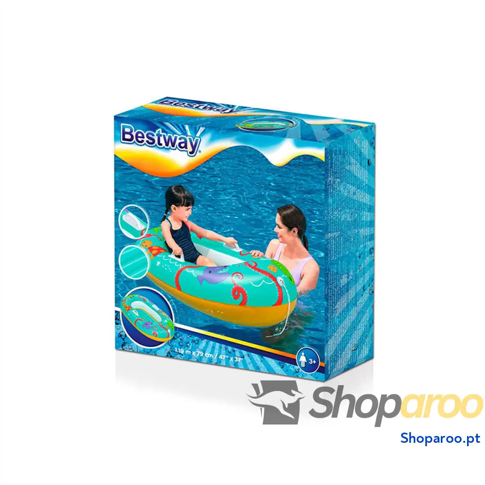 Bestway Manguitos Infláveis Decorados para Segurança de Bebê 25x15cm +3 a 6 Anos Praia e Piscina 32273