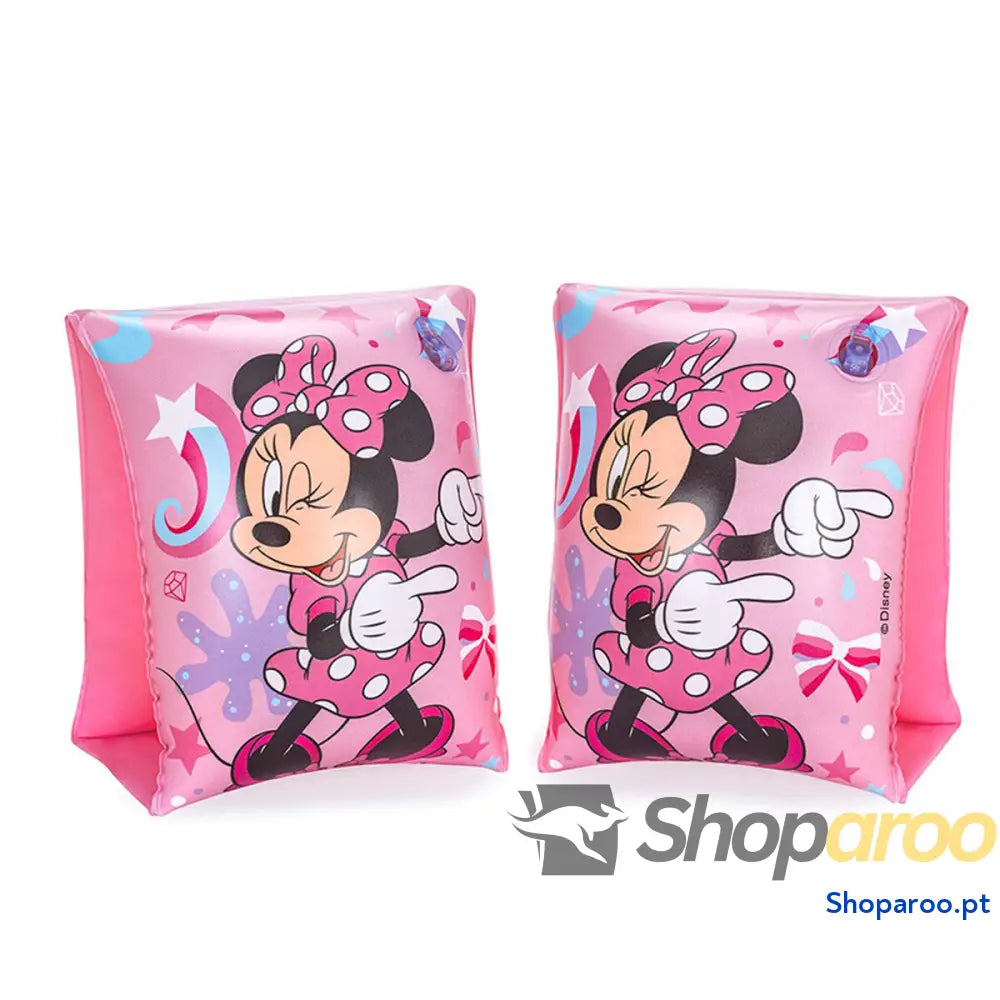 Bestway Manguitos Infláveis Disney Minnie 23x15 cm +3 a 6 Anos Praia e Piscina 91038
