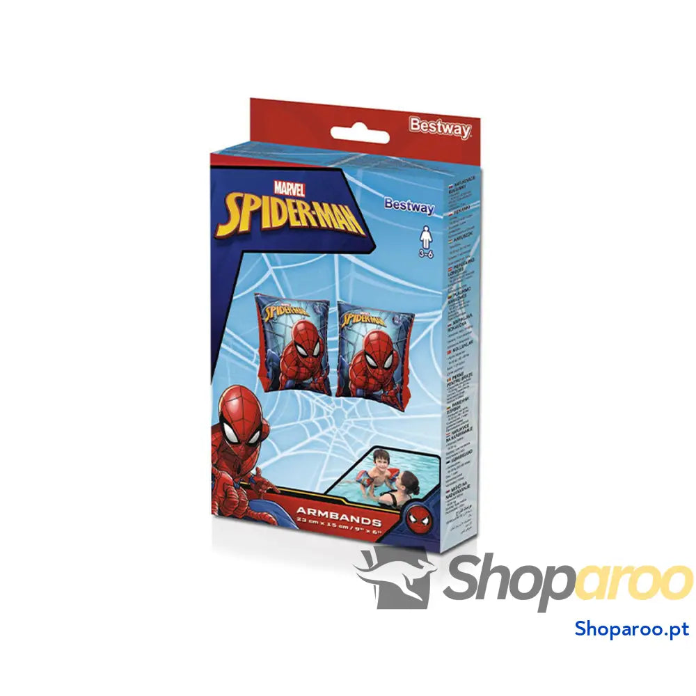 Bestway Manguitos Insufláveis Marvel Spiderman 23x15 cm + 3 a 6 Anos 98001