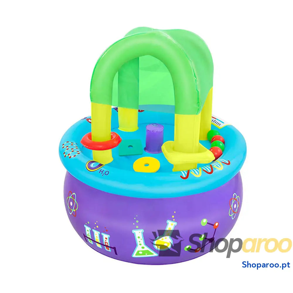 Bestway Mesa de Aprendizagem Jogos Inflável 76x76x88 cm +18 Meses Interior e Jardim 52573