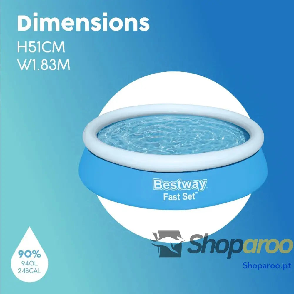 Bestway Piscina de 1,83 m x 51 cm