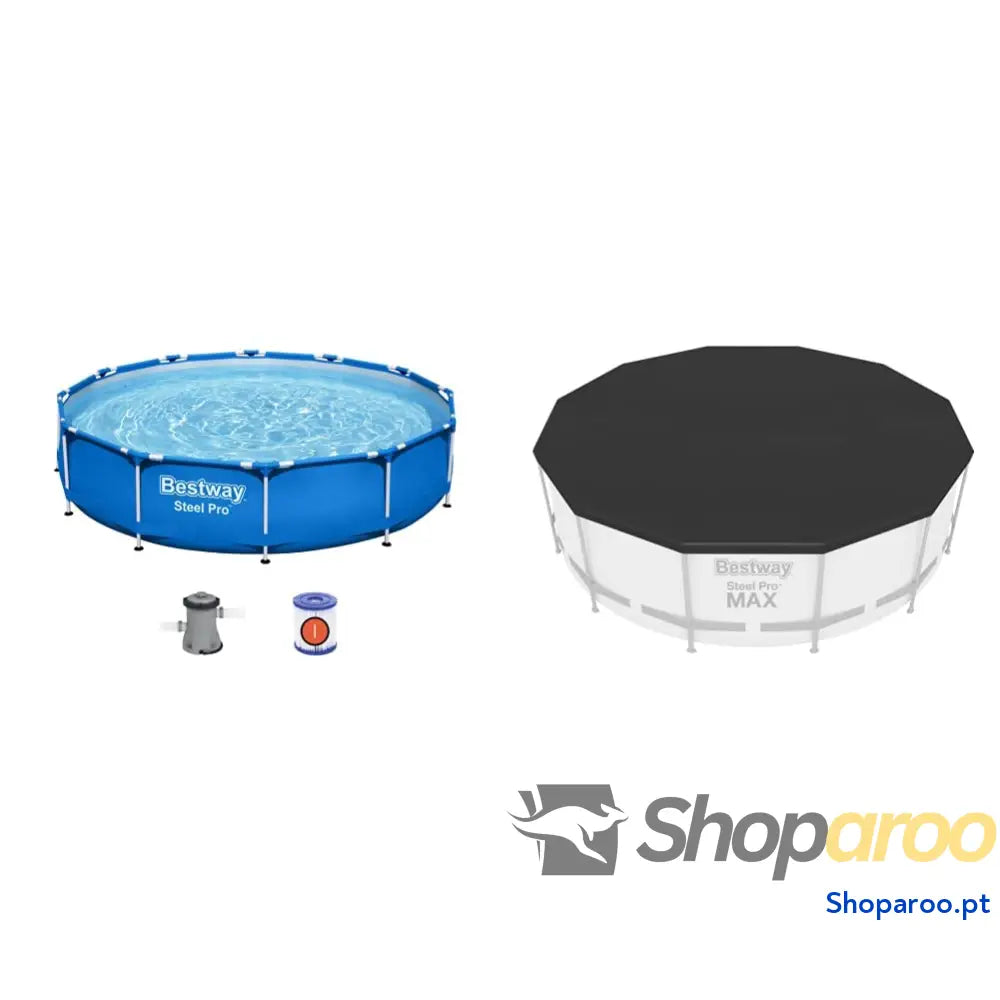 Bestway Piscina elevada Steel Pro Medidas 305 x 75 cm Modelo n. 56679 2