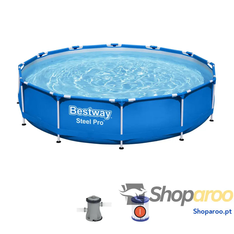 Bestway Piscina elevada Steel Pro Medidas 305 x 75 cm Modelo n. 56679 2