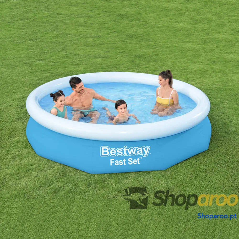 Bestway Piscina Inflável Adulto Anel com Depurador 305x66 cm Jardim 57458