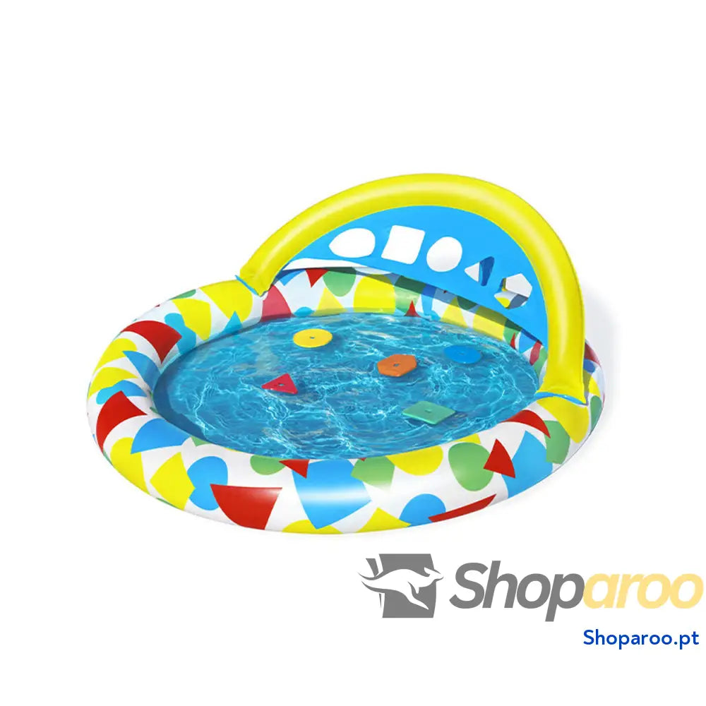 Bestway Piscina Inflável Infantil Aprendizado 120x117x46 cm +4 meses Jardim 52378