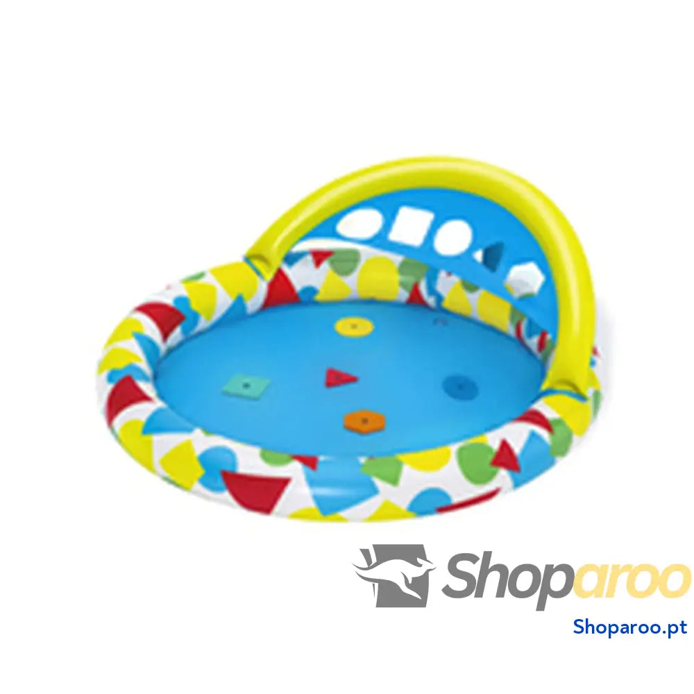 Bestway Piscina Inflável Infantil Aprendizado 120x117x46 cm + 4 meses Jardim 52378
