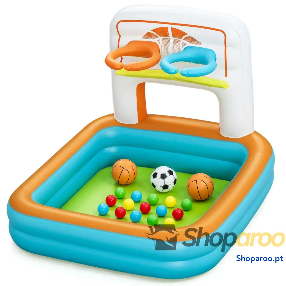 Bestway Piscina Inflável Infantil Jogos Canastas com Pelotas 120x107x84 cm + 2 Anos 52728