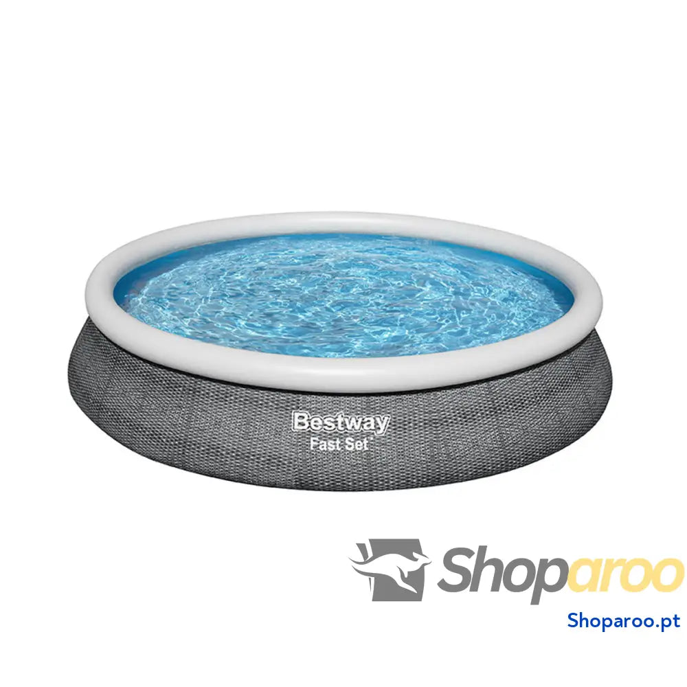 Bestway Piscina Inflável para Adultos Aro Ratan com Depurador 475x84 cm Jardim 57313