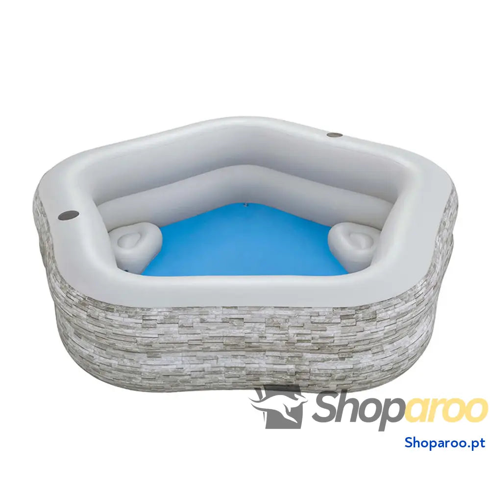 Bestway Piscina Inflável para Famílias 213x206x53 cm +6 Anos Jardim 54423