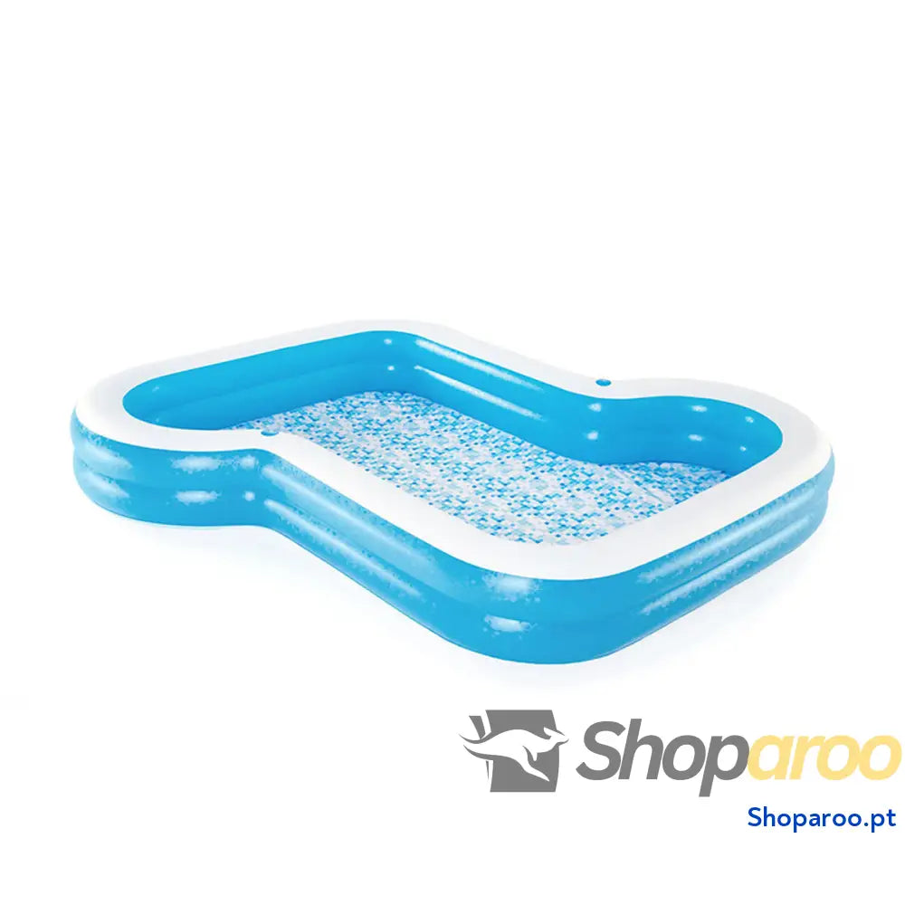 Bestway Piscina Insuflável 2 Câmaras Family 305x274x46 cm +3 anos Jardim 54321