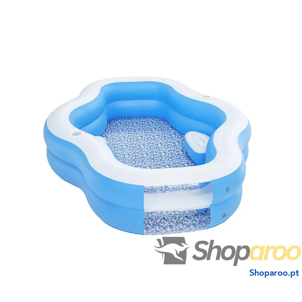 Bestway Piscina Insuflável Familiar 270x198x51 cm +6 Anos Jardim 54409