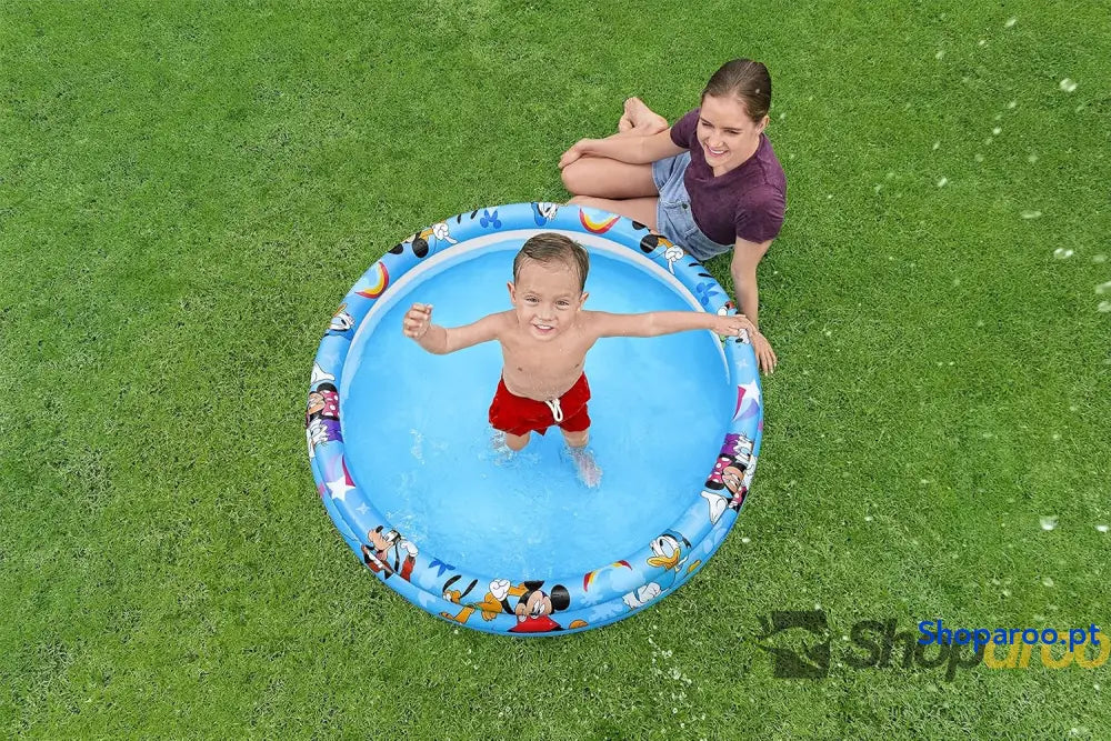 BESTWAY Piscina Insuflável Infantil Disney Junior Mickey & Friends 122x122 cm Multicolor