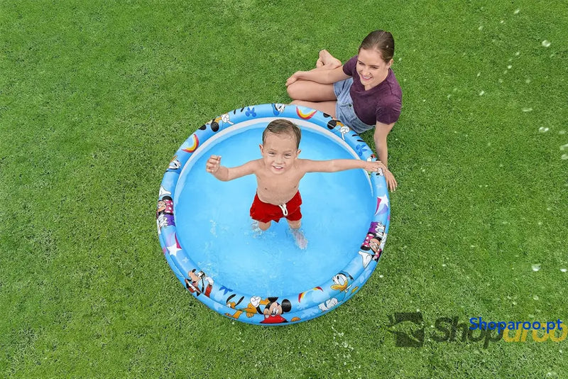 BESTWAY Piscina Insuflável Infantil Disney Junior Mickey & Friends 122x122 cm Multicolor