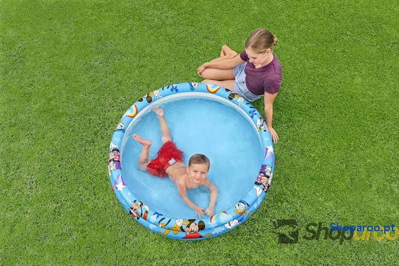 BESTWAY Piscina Insuflável Infantil Disney Junior Mickey & Friends 122x122 cm Multicolor