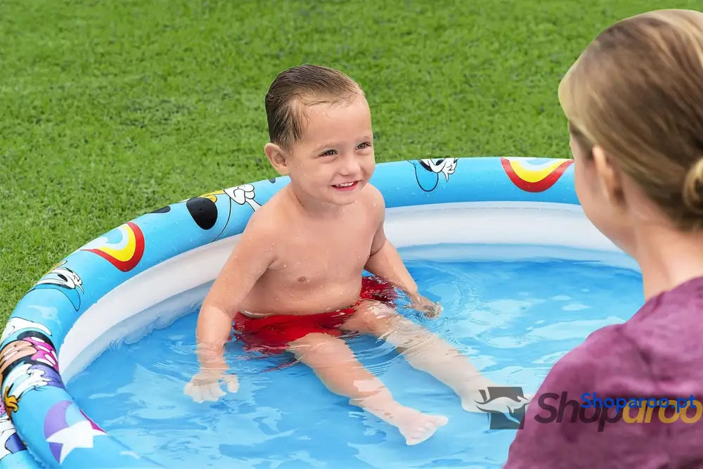 BESTWAY Piscina Insuflável Infantil Disney Junior Mickey & Friends 122x122 cm Multicolor