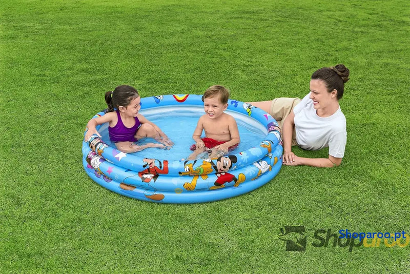 BESTWAY Piscina Insuflável Infantil Disney Junior Mickey & Friends 122x122 cm Multicolor