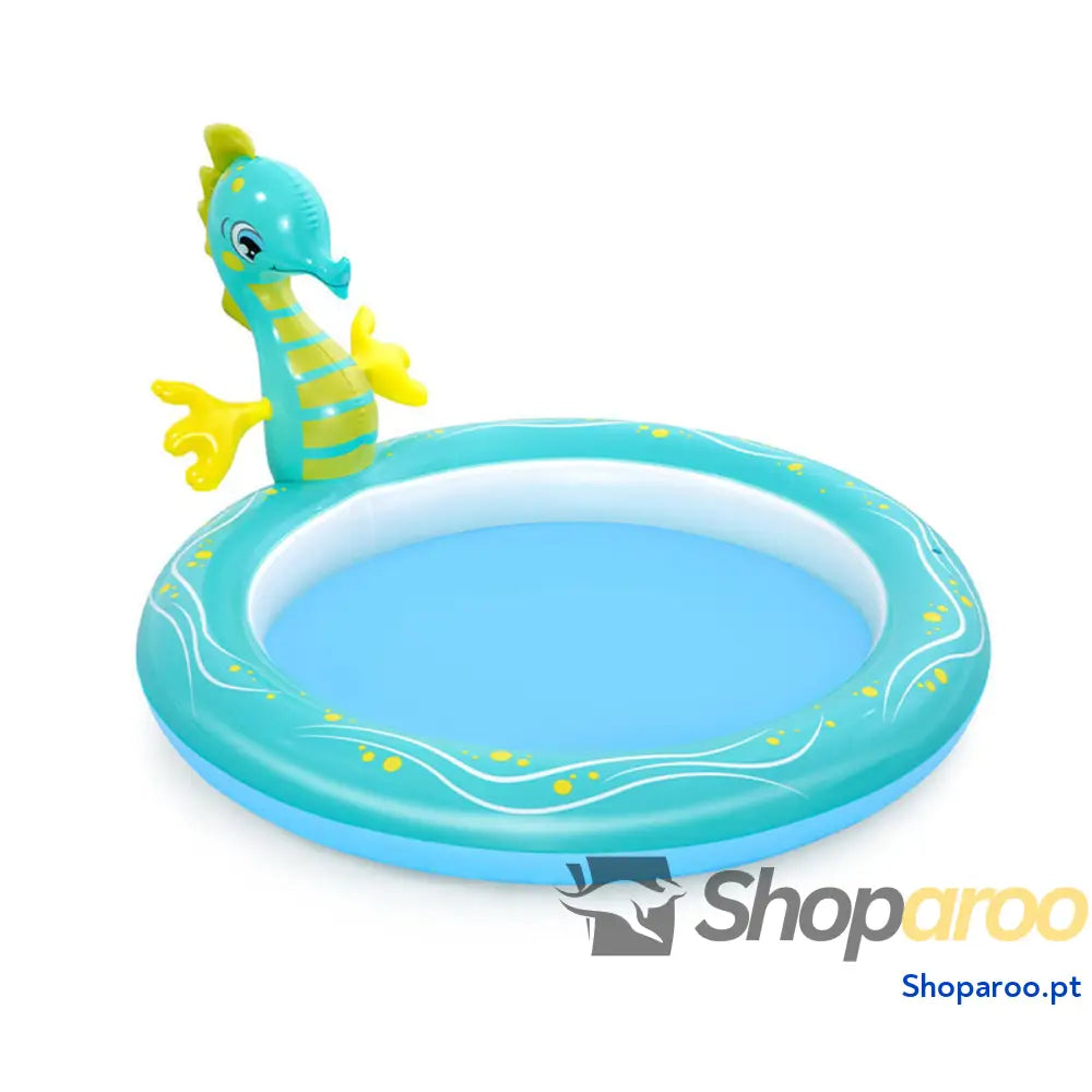 Bestway Piscina Insuflável Infantil Jato Cavalinho 188x160x86 cm +2 Anos Jardim 53114