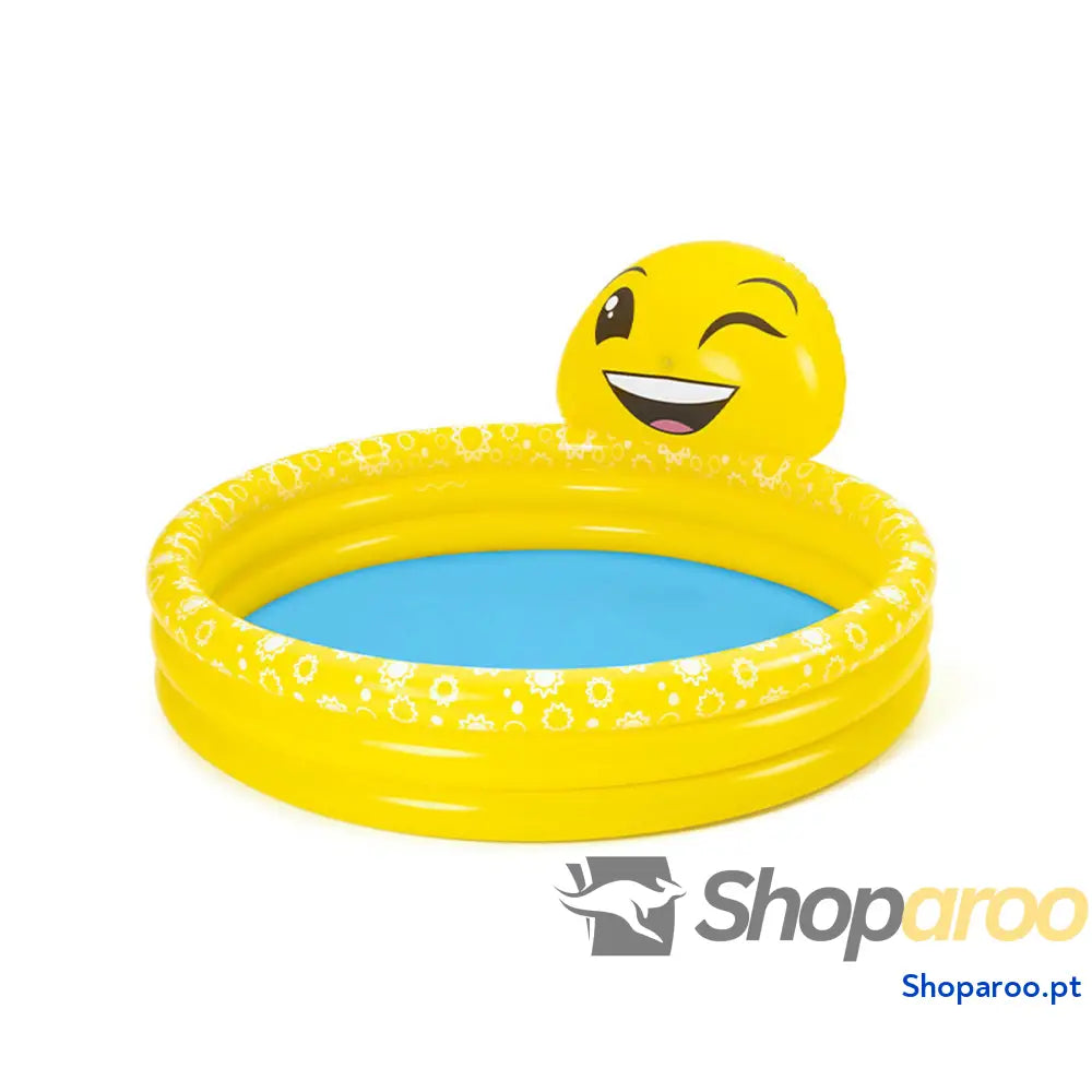 Bestway Piscina Insuflável Infantil Jato Sorriso 165x144x69 cm +2 Anos Jardim 53081
